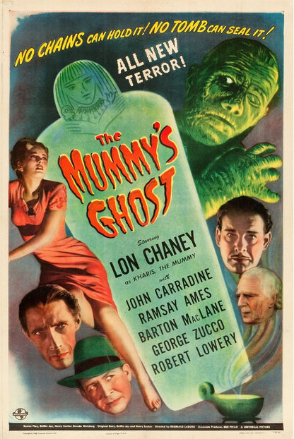 The Mummy's Ghost (Universal, 1944). Movie Poster Reprint