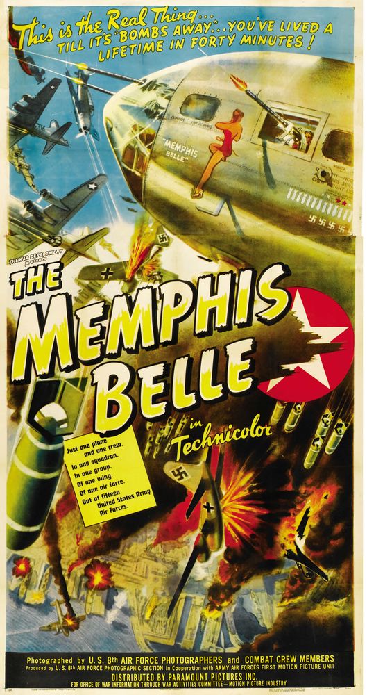 The Memphis Belle (Paramount, 1944). Movie Poster Reprint