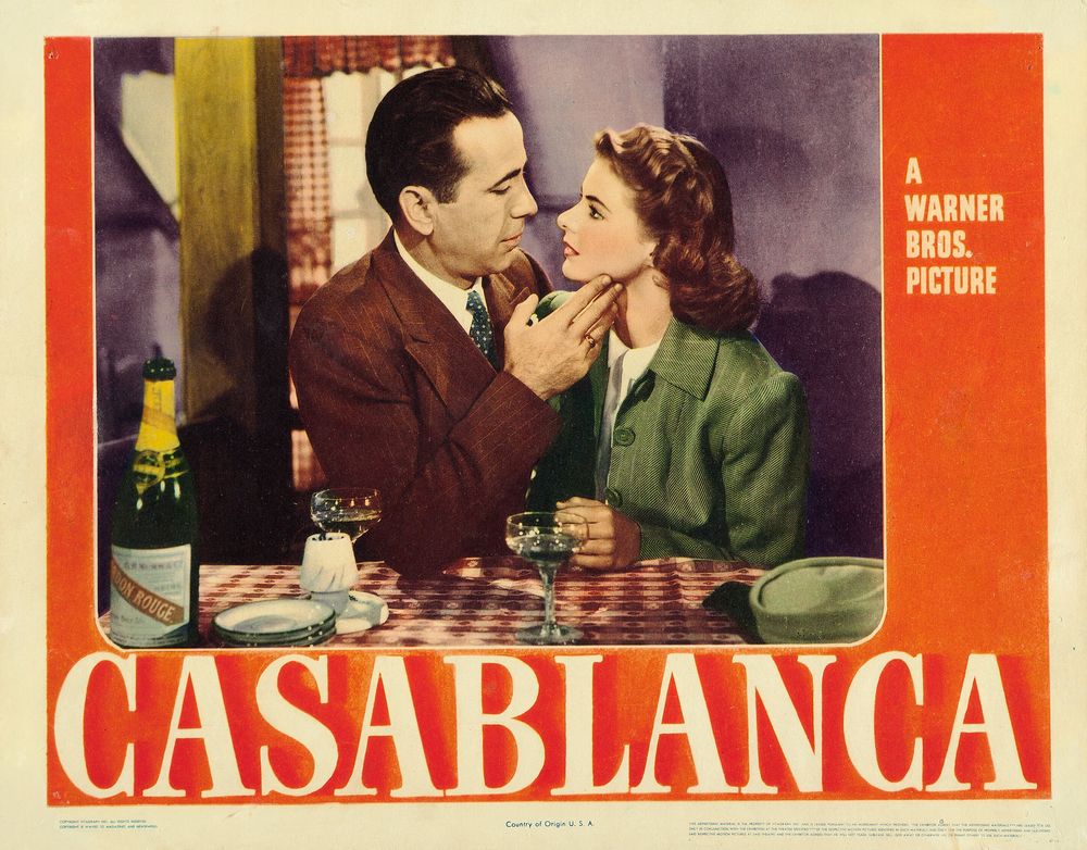 Casablanca (Warner Bros., 1942). Movie Poster Reprint