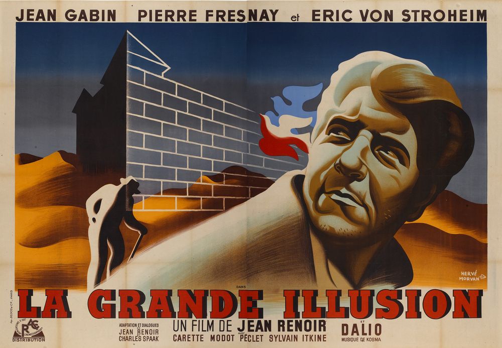 La Grande Illusion (RAC, Post War-1946). French Movie Poster Reprint