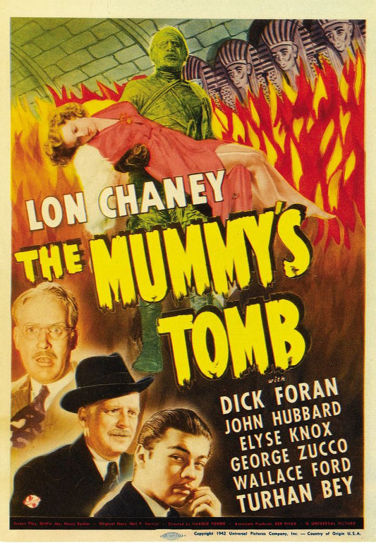 The Mummy's Tomb (Universal, 1942). Movie Poster Reprint