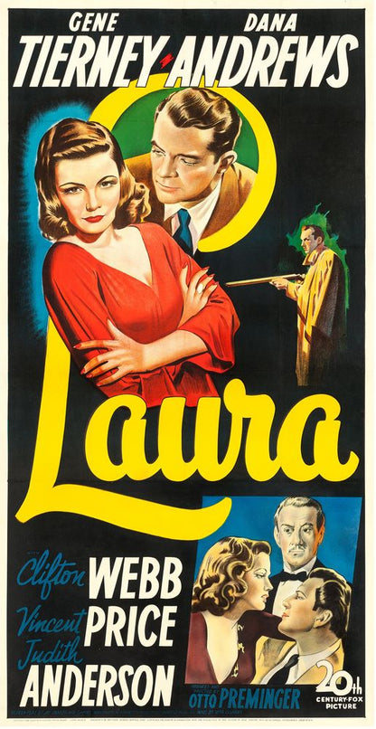 Laura (20th Century Fox, 1944). Movie Poster Reprint