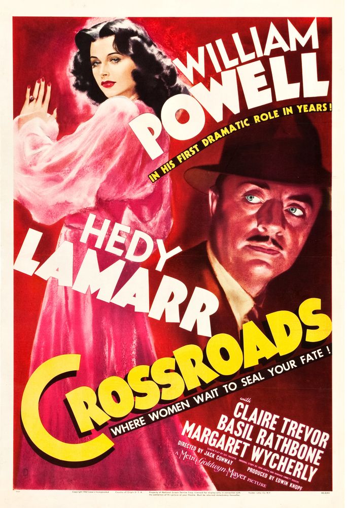 Crossroads (MGM, 1942). Style D. Movie Poster Reprint