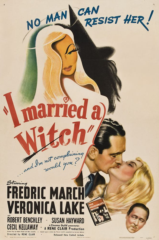 I Married a Witch (United Artists, 1942). Movie Poster Reprint