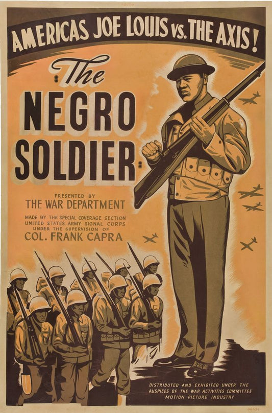 The Negro Soldier (U.S. Films Inc., 1944). Movie Poster Reprint