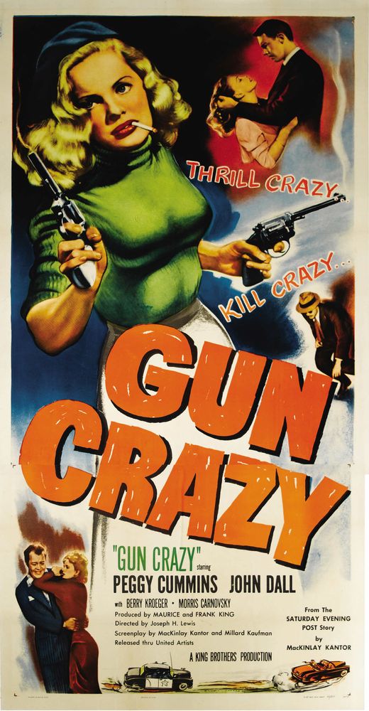 Gun Crazy (United Artists, 1949). Movie Poster Reprint