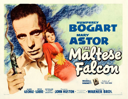 The Maltese Falcon (Warner Brothers, 1941). Style A. Movie Poster Reprint