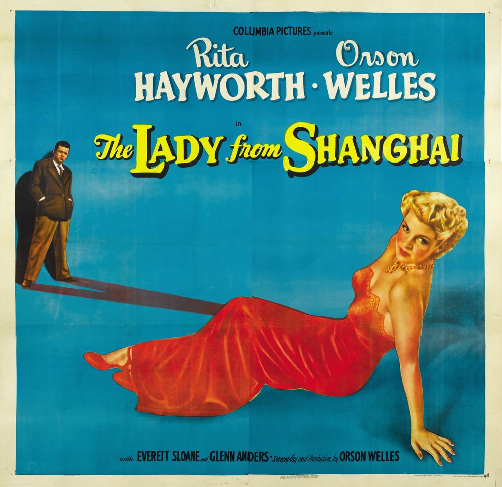 The Lady From Shanghai (Columbia, 1947). Movie Poster Reprint