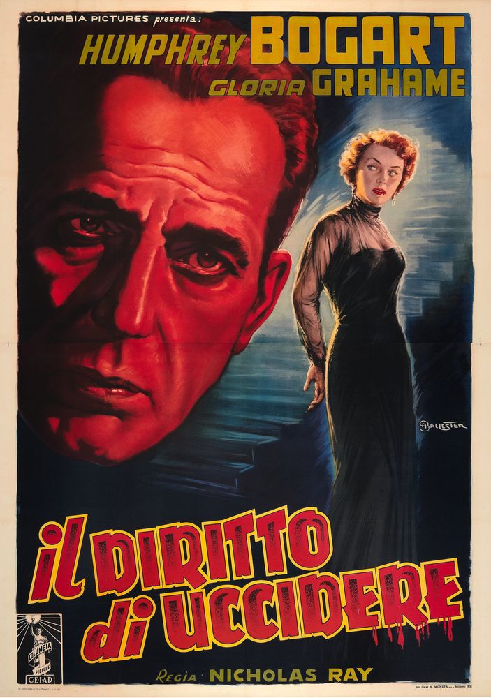 In a Lonely Place (Columbia, 1950). Italian Movie Poster Reprint
