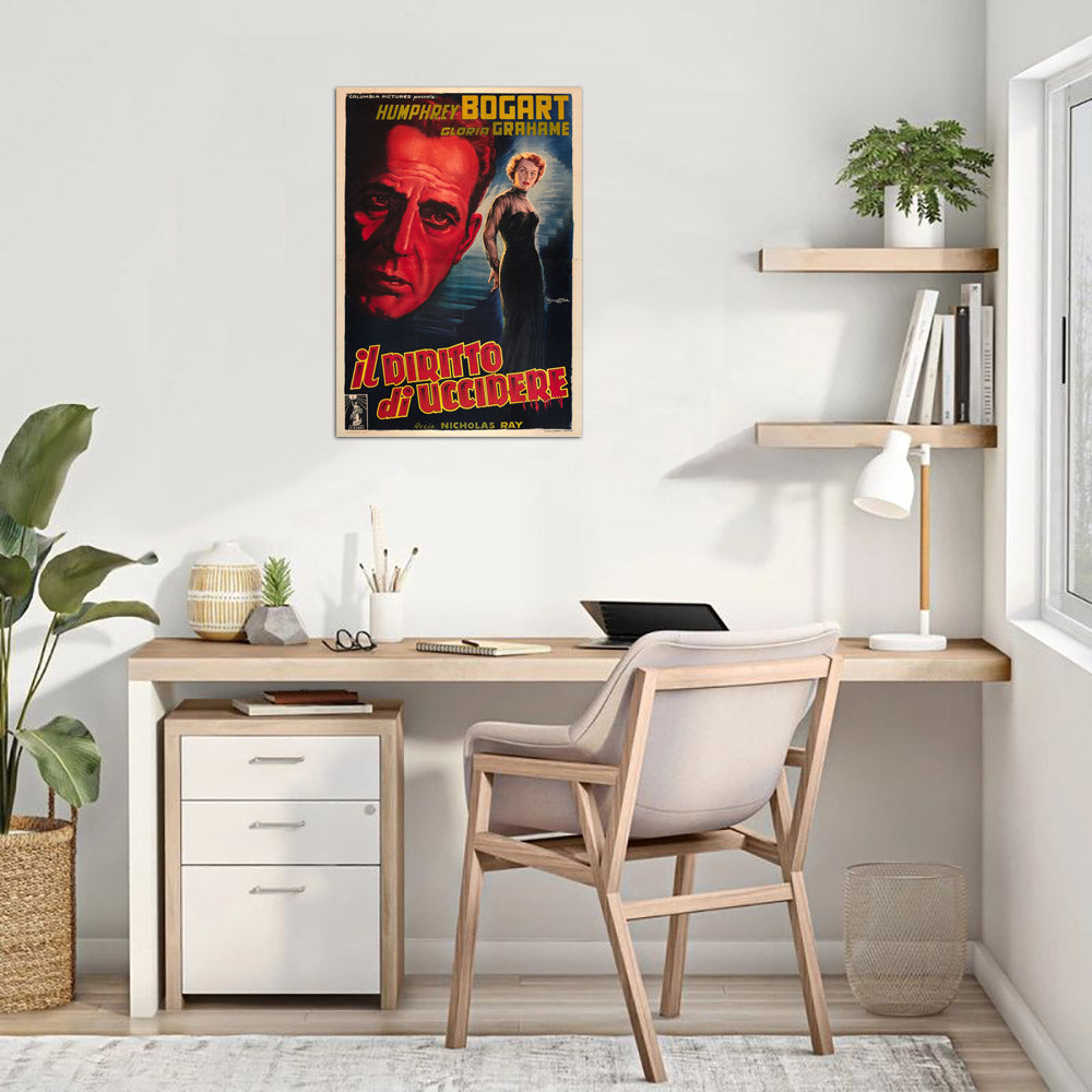 In a Lonely Place (Columbia, 1950). Italian Movie Poster Reprint