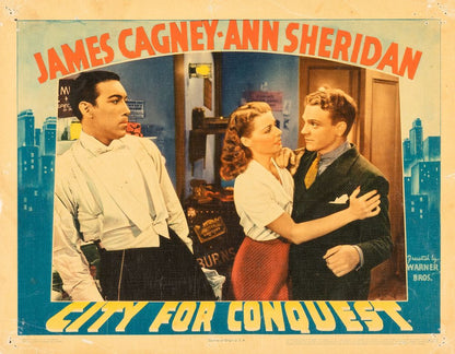 City for Conquest (Warner Bros., 1940). Finish Poster, Drama. Movie Poster Reprint