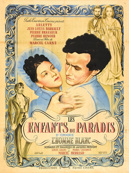 Children of Paradise (Les Enfants du Paradis) (Pathe Cinema, 1945) Part 1. French Movie Poster Reprint