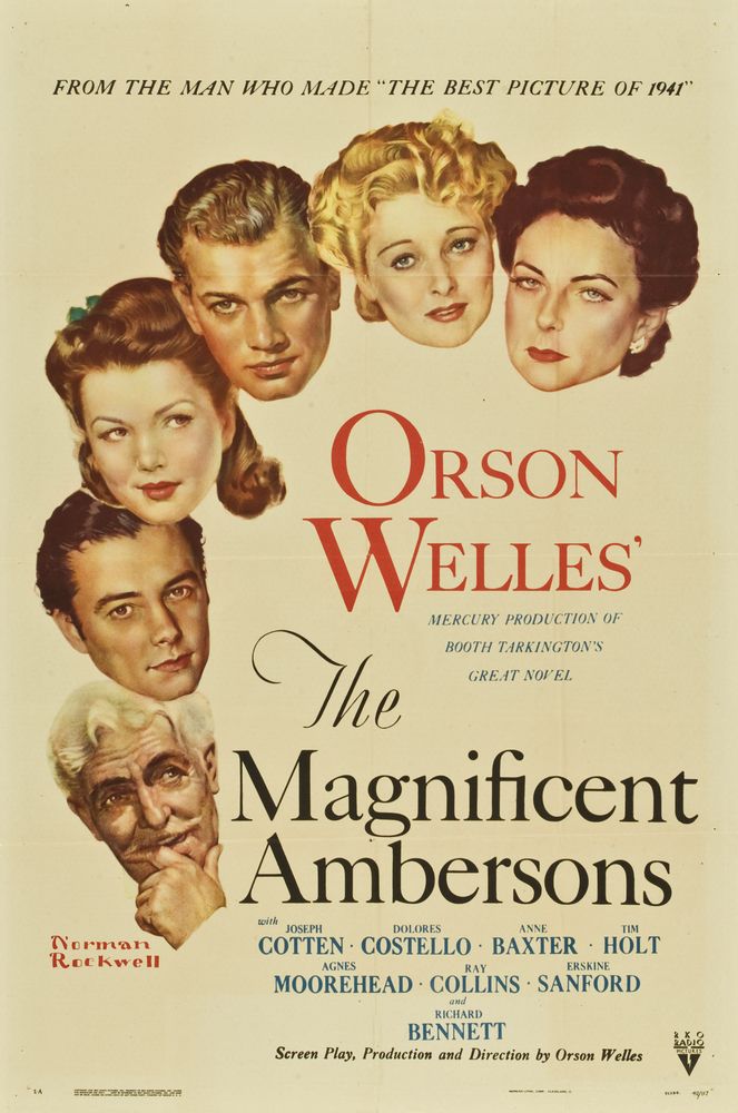 The Magnificent Ambersons (RKO, 1942). Movie Poster Reprint