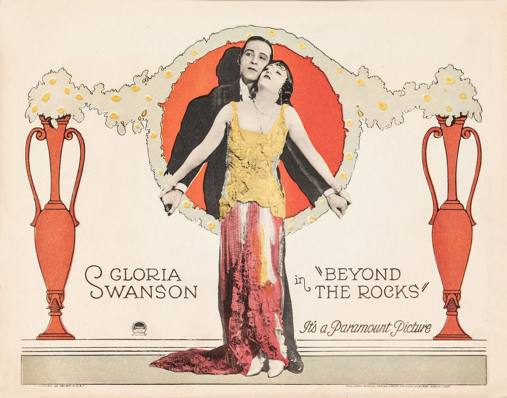 Beyond the Rocks (Paramount, 1922). Movie Poster. Drama.