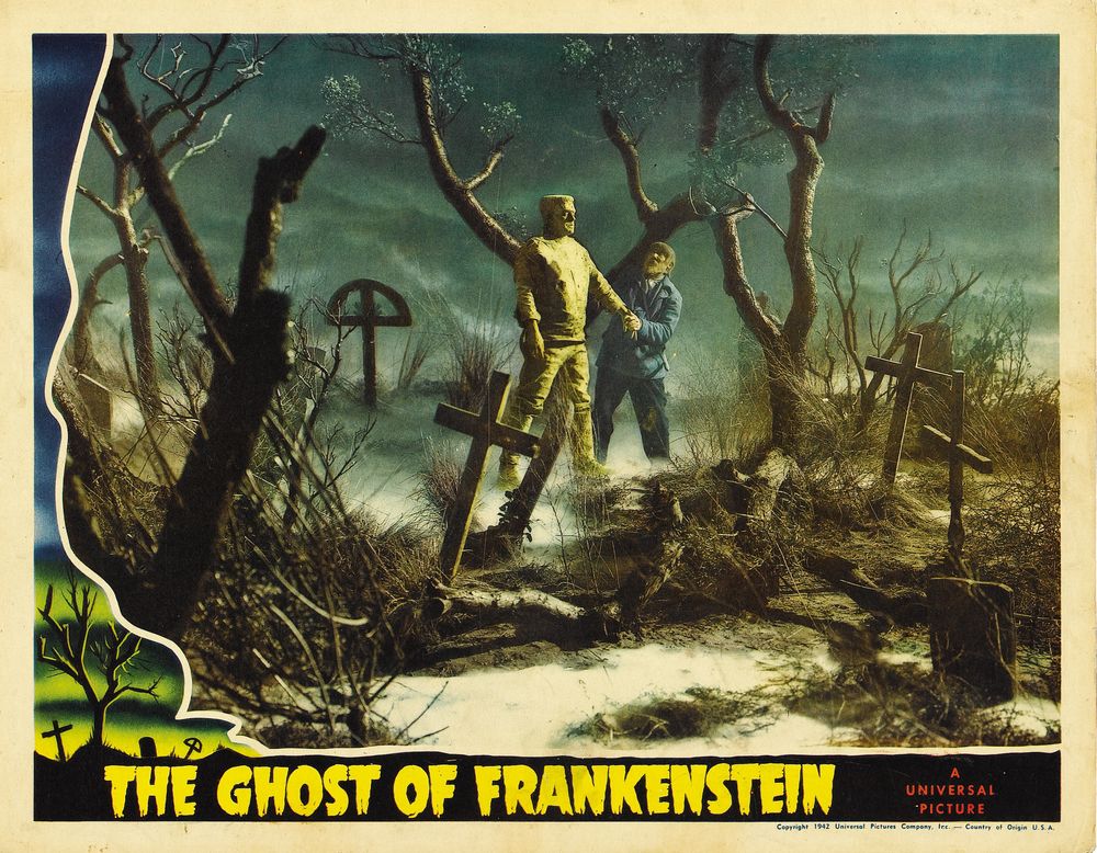 Ghost of Frankenstein (Universal, 1942). Movie Poster Reprint