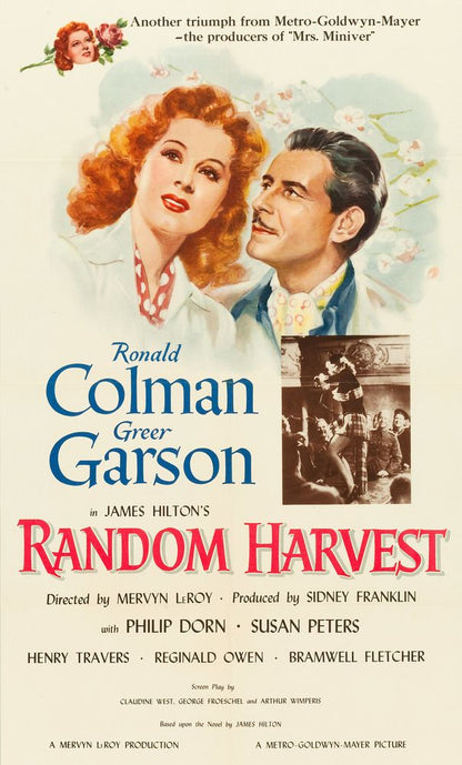 Random Harvest (MGM, 1942). Style C. Movie Poster Reprint