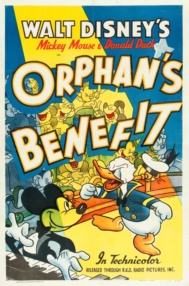 Orphan's Benefit (RKO, 1941). Movie Poster Reprint