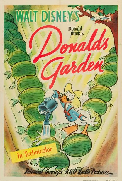 Donald's Garden (RKO, 1942). Movie Poster Reprint