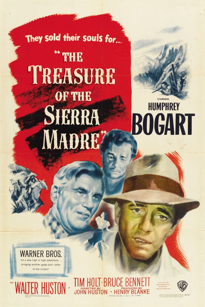 The Treasure of the Sierra Madre (Warner Brothers, 1948). Movie Poster Reprint