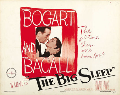 The Big Sleep (Warner Brothers, 1946). Movie Poster Reprint