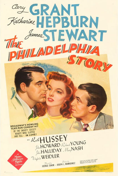 The Philadelphia Story (MGM, 1940). Style D. Movie Poster Reprint