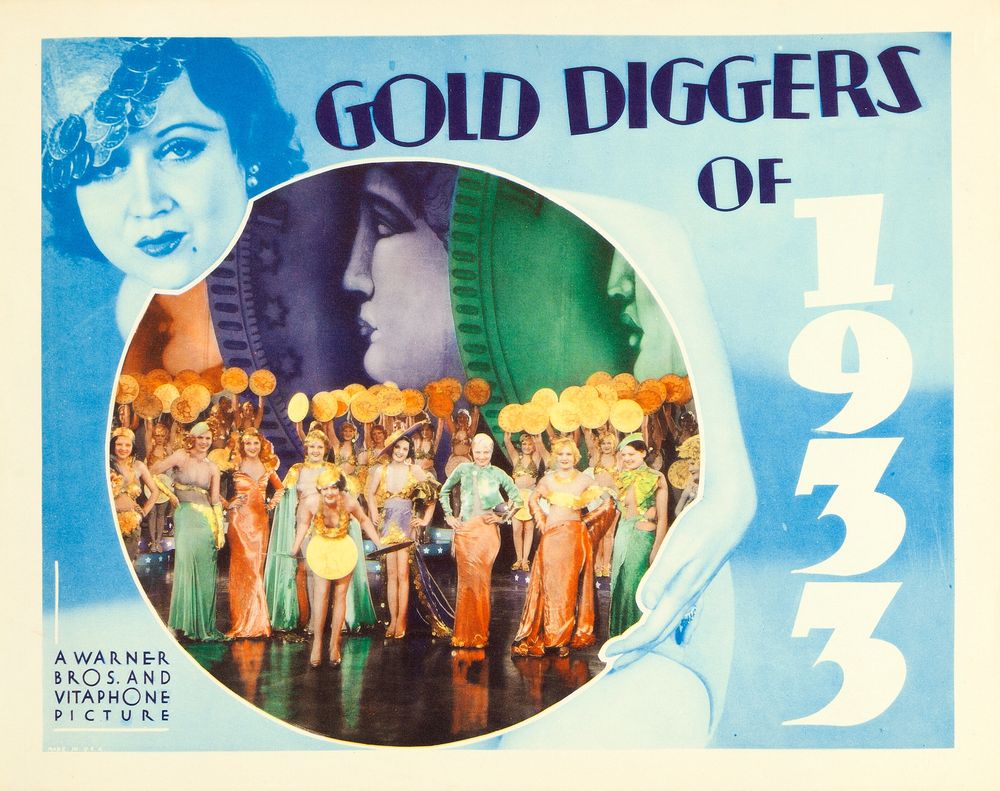 Gold Diggers of 1933 (Warner Bros., 1933). Movie Poster Reprint