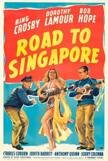 Road to Singapore (Paramount, 1940). Movie Poster Reprint