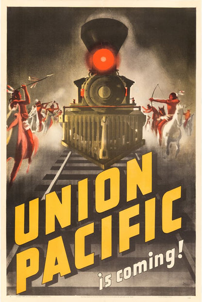 Union Pacific (Paramount, 1939). Style B. Movie Poster Reprint