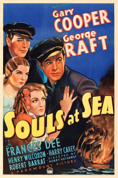 Souls at Sea (Paramount, 1937). Movie Poster Reprint