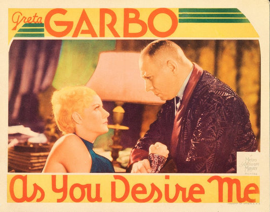 As You Desire Me (MGM, 1932). Movie Poster Reprint