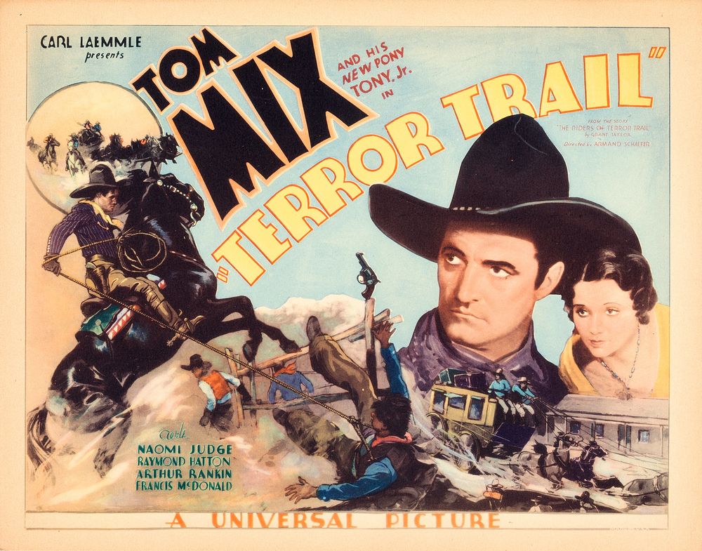 Terror Trail (Universal, 1933). Movie Poster Reprint