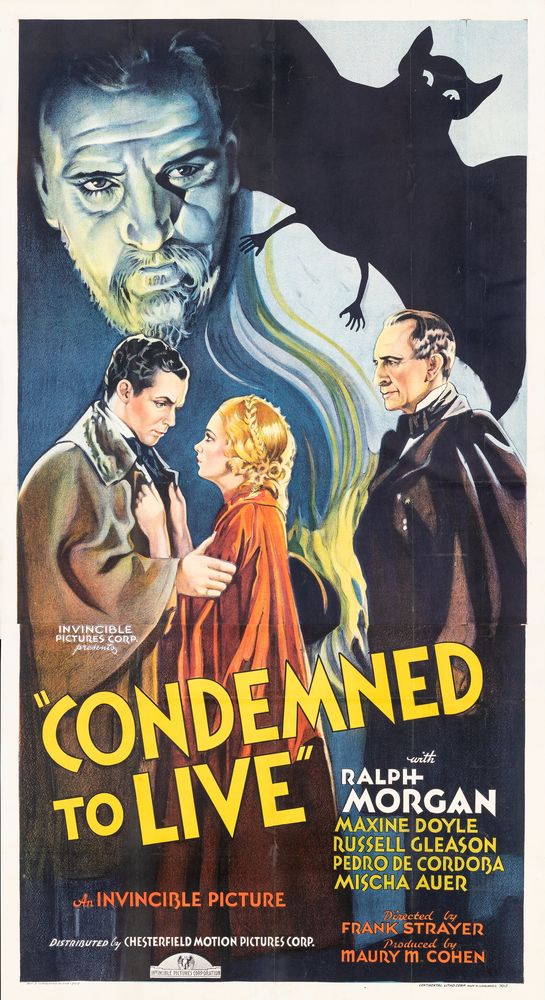 Condemned to Live (Chesterfield, 1935). Horror. Movie Poster Reprint