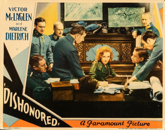 Dishonored (Paramount, 1931). Drama. Movie Poster Reprint