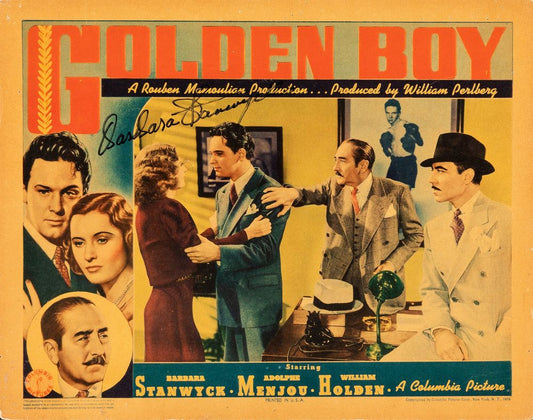 Golden Boy (Columbia, 1939). Drama. Movie Poster Reprint