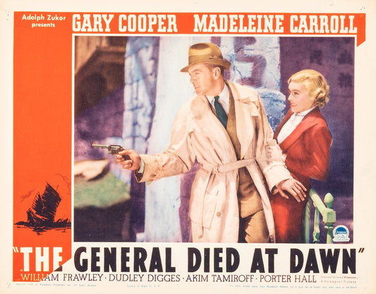 The General Died at Dawn (Paramount, 1936). Adventure. Movie Poster Reprint