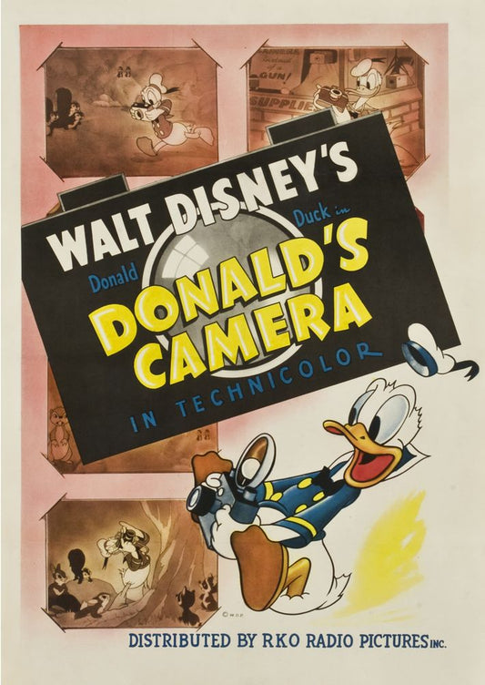 Donald's Camera (RKO, 1941). Movie Poster Reprint