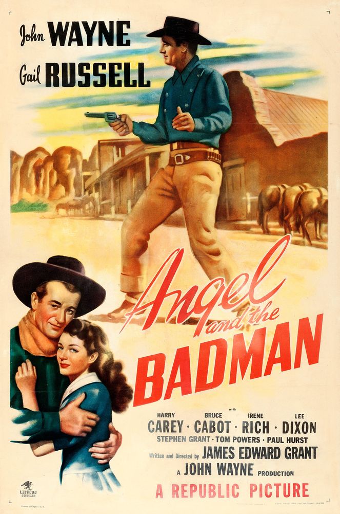 Angel and the Badman (Republic, 1947). Movie Poster Reprint