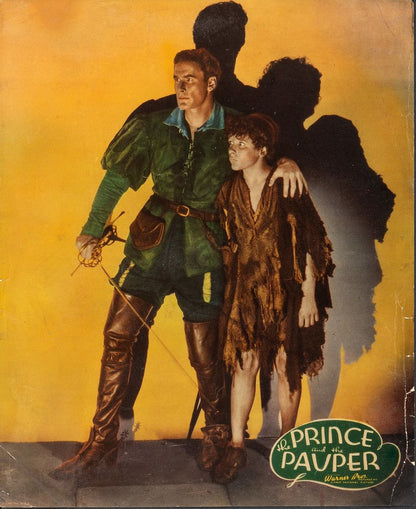 The Prince and the Pauper (Warner Bros., 1937). Finish Poster. Swashbuckler. Movie Poster Reprint