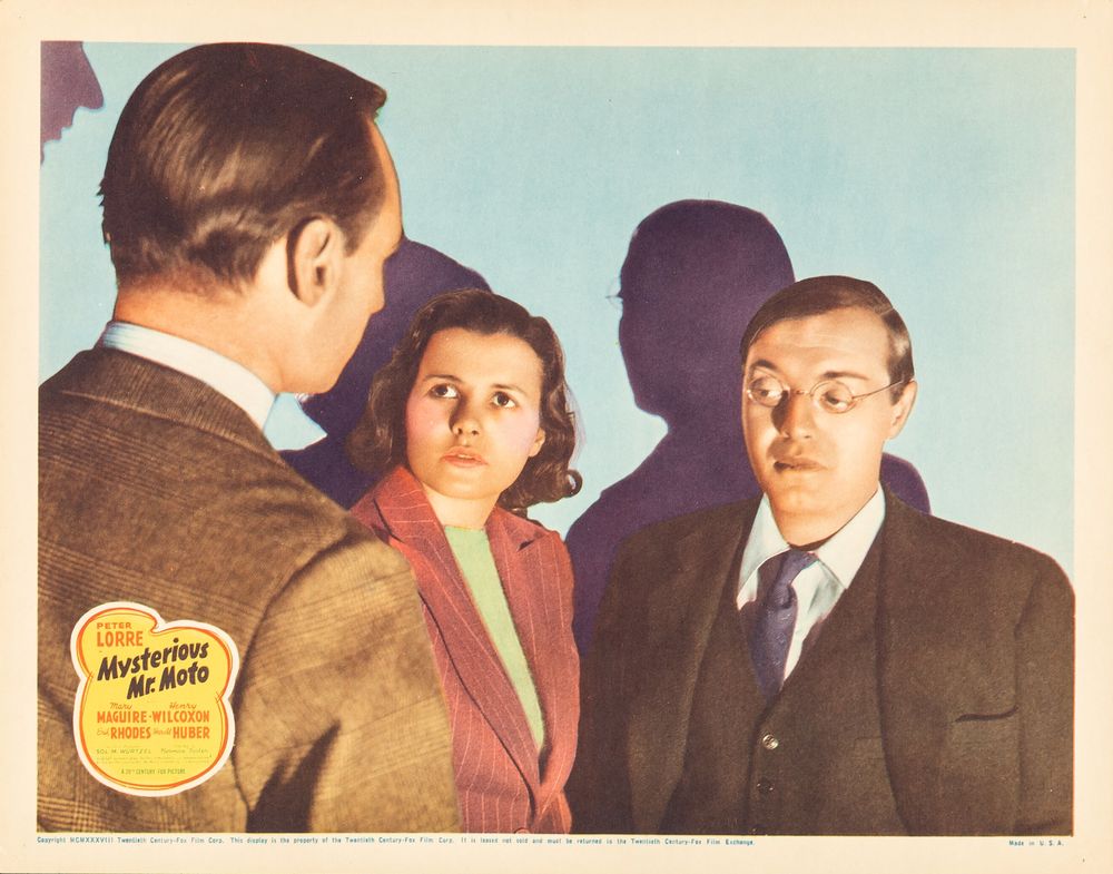 Mysterious Mr. Moto (20th Century Fox, 1938). Mystery. Movie Poster Reprint