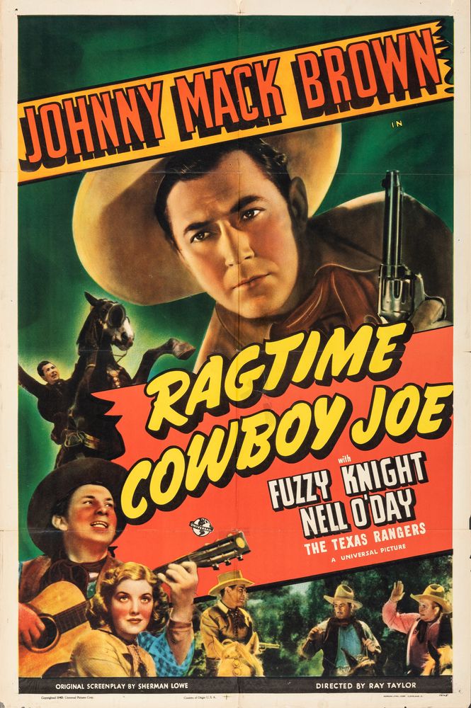 Ragtime Cowboy Joe (Universal, 1940). Western. Movie Poster Reprint