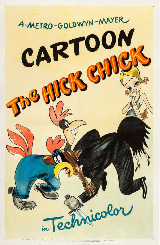 The Hick Chick (MGM, 1946). Tex Avery Movie Poster Reprint