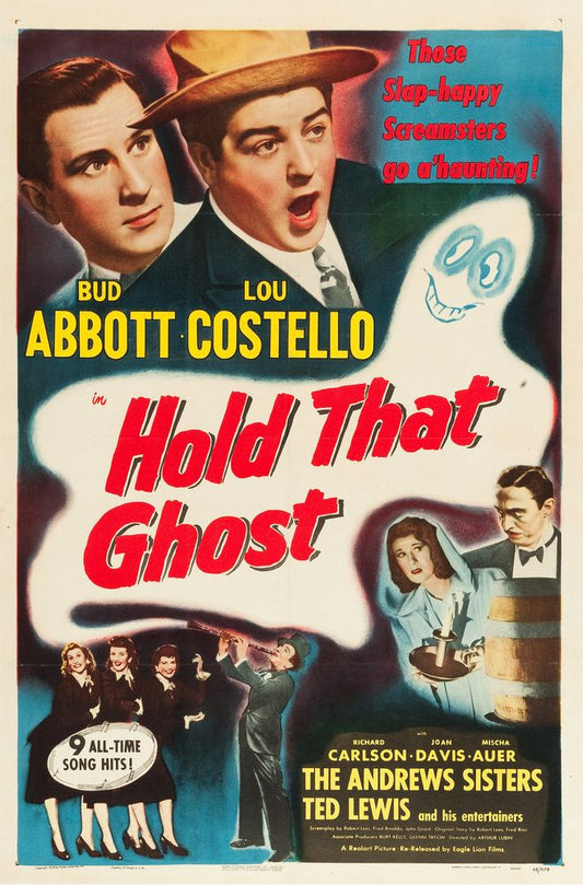 Hold That Ghost (Eagle-Lion, R-1948). Movie Poster Reprint