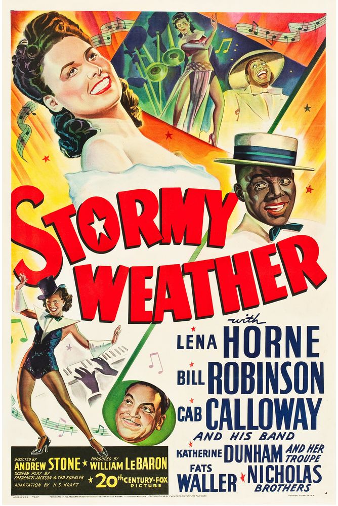 Stormy Weather (20th Century Fox, 1943). Movie Poster Reprint