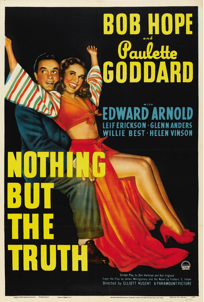 Nothing But the Truth (Paramount, 1941).- Movie Poster Reprint