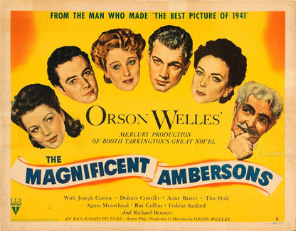 The Magnificent Ambersons (RKO, 1942). Style B, Norman Rockwell Artwork.- Movie Poster Reprint