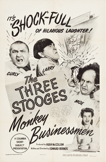 Monkey Businessmen (Columbia, 1946).- Movie Poster Reprint