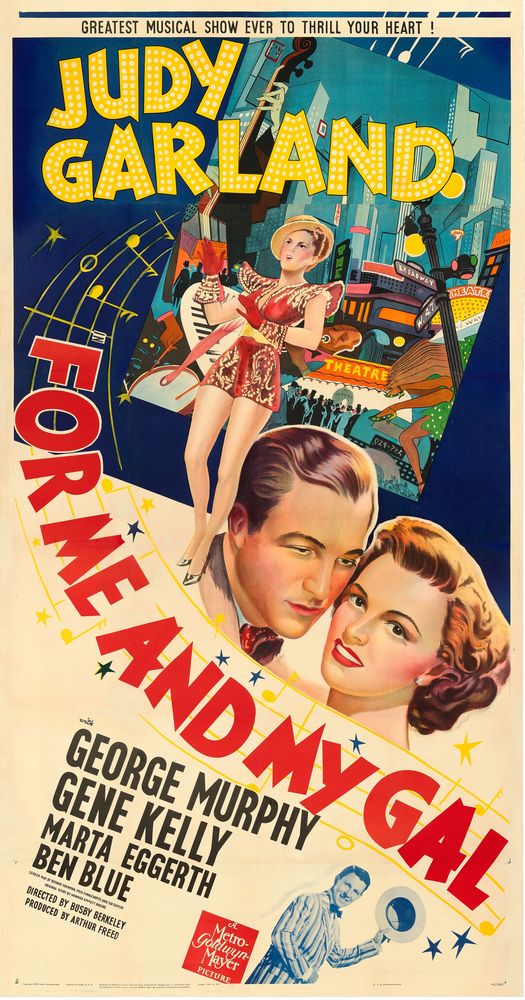 For Me and My Gal (MGM, 1942). Style B.- Movie Poster Reprint