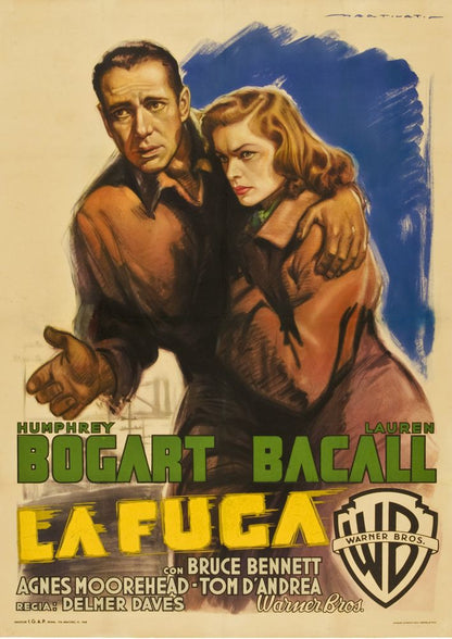 Dark Passage (Warner Brothers, 1947). Italian- Movie Poster Reprint