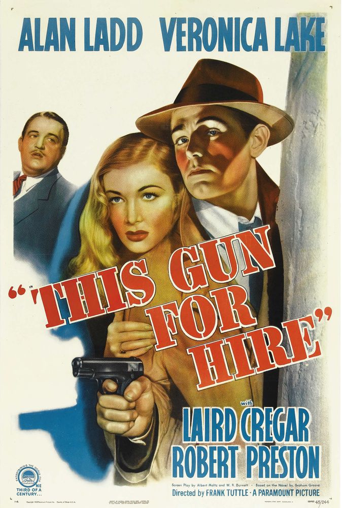 This Gun for Hire (Paramount, R-1945).- Movie Poster Reprint