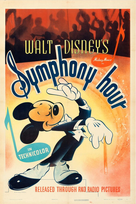 Symphony Hour (RKO, 1942). Very Fine+ on Linen.- Movie Poster Reprint